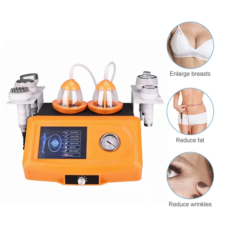 Slimming Machine Digital 6 In1 80K Cavitation Facial Body Slim Vacuum Cupping Therapy Butt And Breast Enlargement Maquina