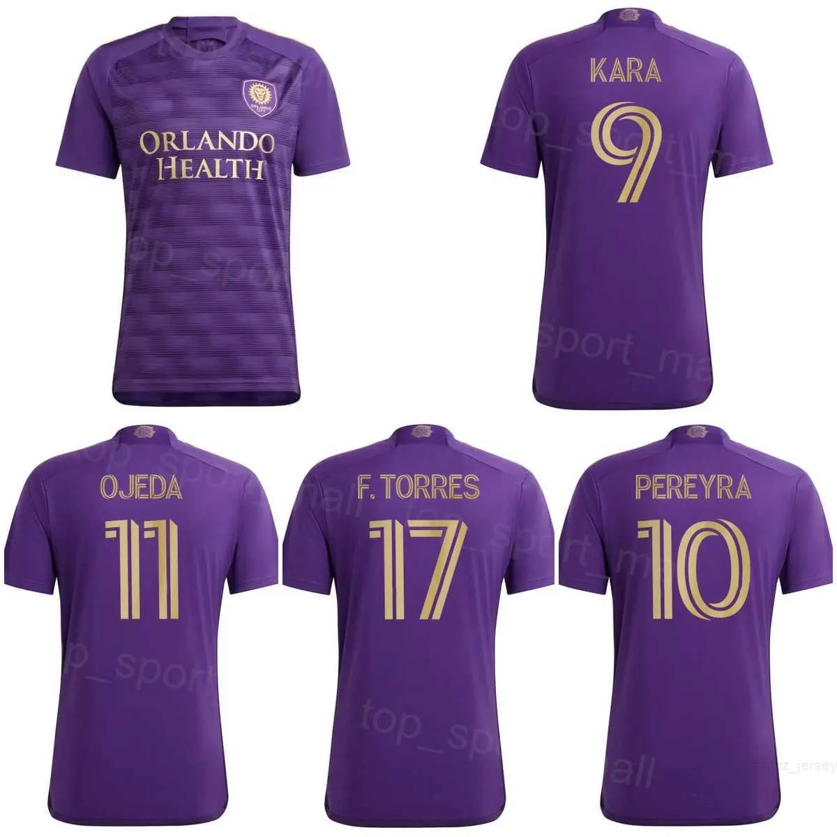 SC Orlando City Soccer Jersey 3 SANTOS 6 JANSSON 24 SMITH 25 CARLOS 26 HALLIDAY 11 OJEDA 17 TORRES 15 SCHLEGEL 10 PEREYRA 9 KARA 1 GALLESE Kits de maillots de football 2023 2024