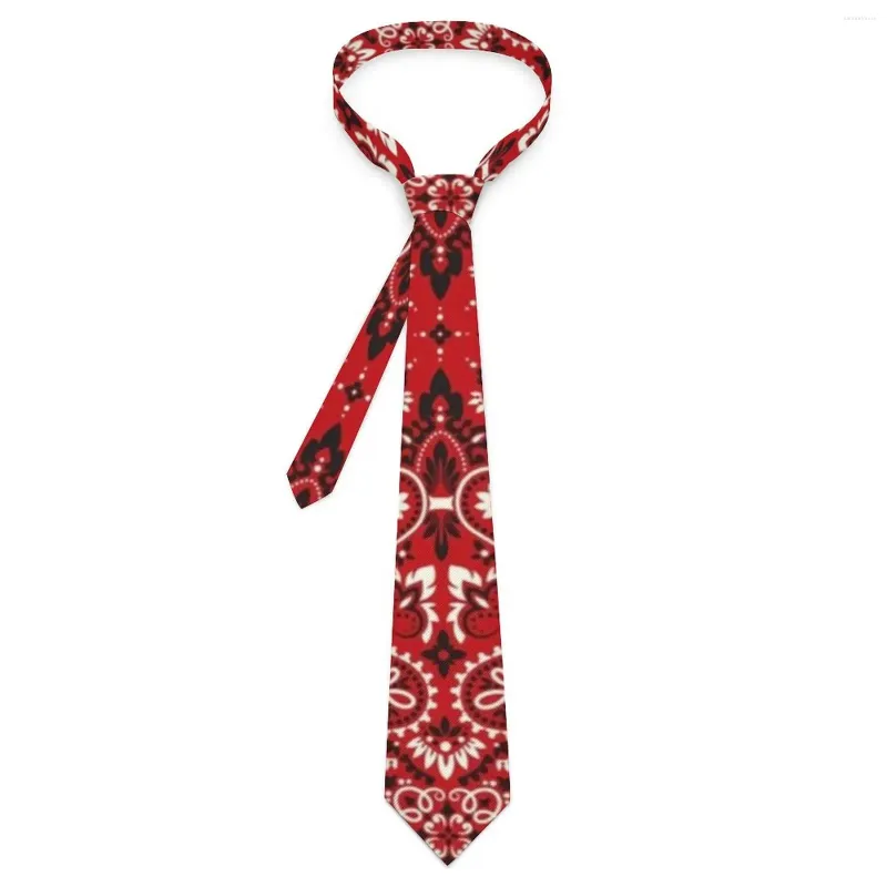 Bow Ties Vintage Paisley Tie Bandana Style Print Cosplay Party Neck Male Retro Trendy Slips Accessories Quality Graphic Collar