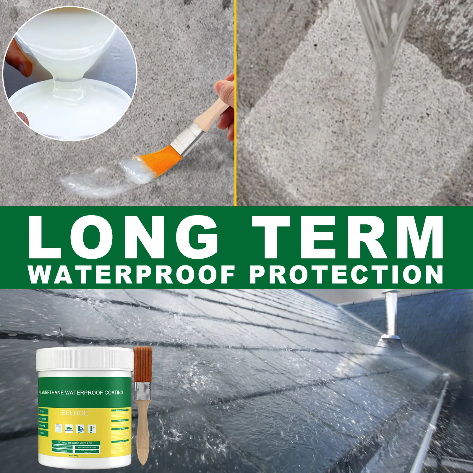 Transparent Waterproof Coating Agent,Waterproof Sealant,Waterproof  Anti-Leakage Agent,Interior Projects Construction Adhesive,Super Strong  Bonding