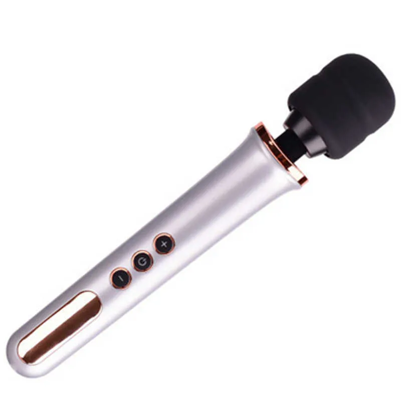 Usb Charging Silica Gel Induces Av Stick High Frequency Vibration Massage to Flirt with Female Masturbator_voghion.com