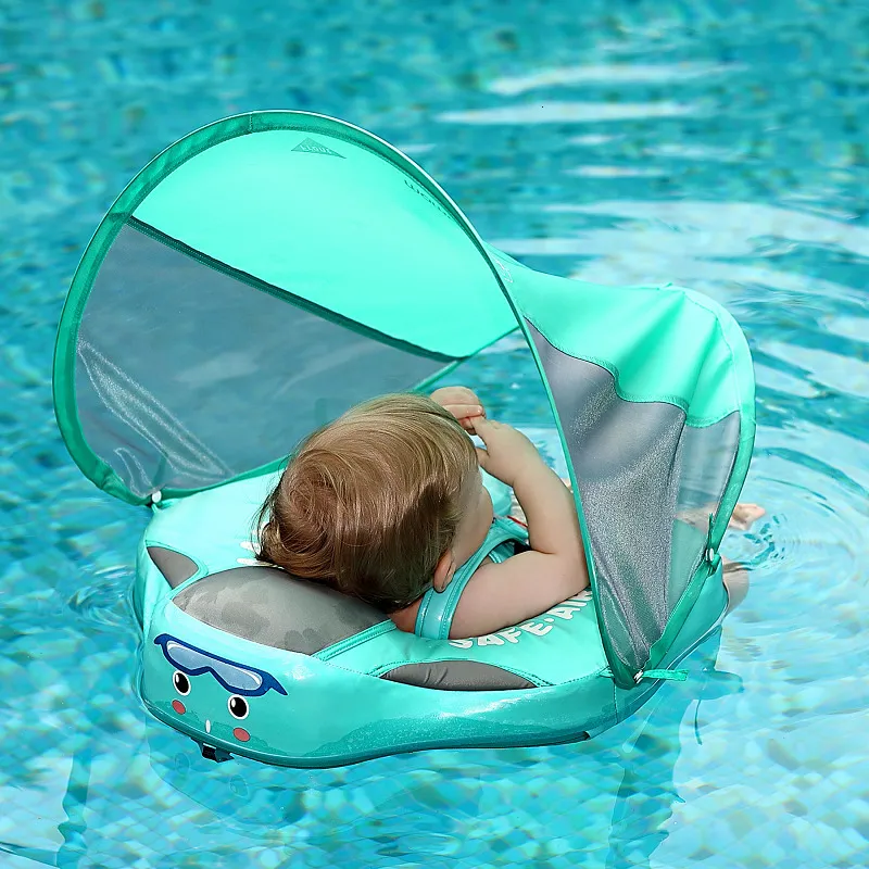 Mambobaby Float Amazon Baby Swimming Ring Mambobaby Baby Float With Roof  Swimming Ring Non-Inflatable Buoy
