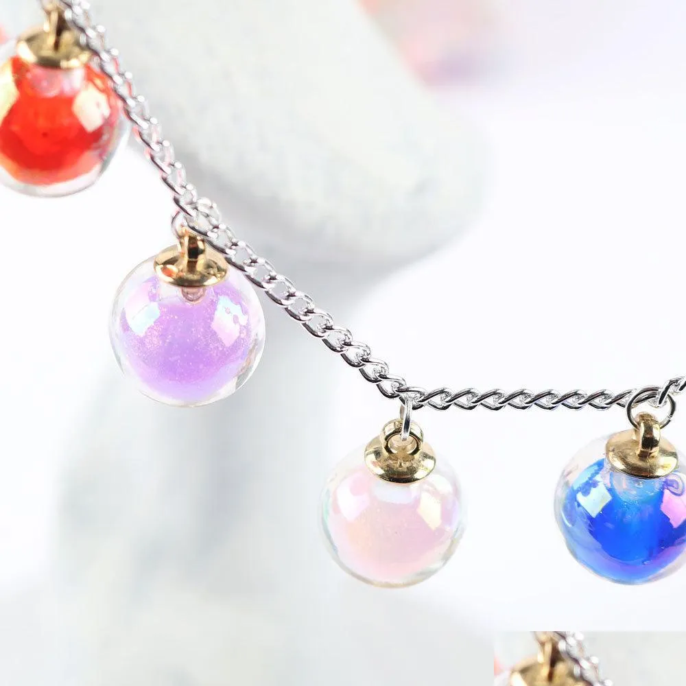 Pendants 16Mm Acrylic Color Colorf Beads Pendant Diy Handmade Jewelry Accessories Frosted Earrings Necklace Drop Delivery Home Garde Dhxck