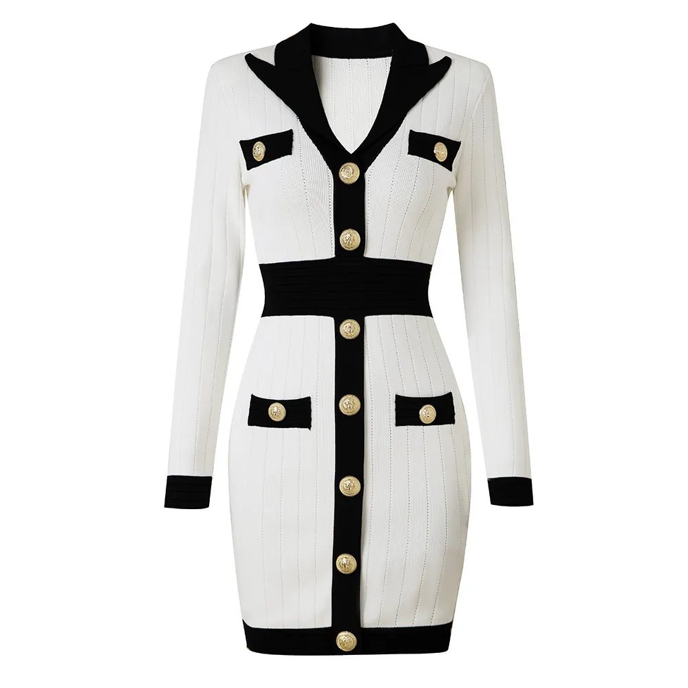 Designer Dress Luxury Knitted Bodycon Sweater Dress For Women Long Sleeve  Cocktail Party Dress High End Casual Womens Clothing From Mayingclothes88,  $54 In Bulk | DHgate.Com