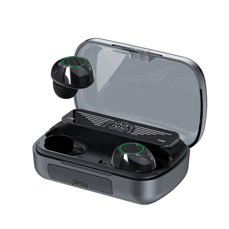 BQ10 TWS True Wireless Stereo Earphones Bluetooth 5.3 Hörlurar mini in-ear hörlurar hifi-ljudhuvuden med spegeldesign i detaljhandeln