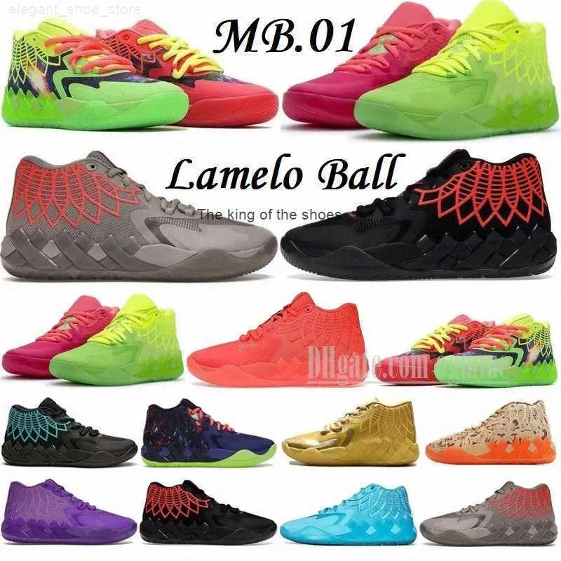 MB01mens Basket Ball Shoes Rock Ridge Red Metallic Gold Boys Beige Lamelo Ball Rick and Morty MB.01 Black Blast City Galaxy Men Trainers