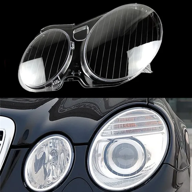 Mercedes Benz E Class Front Glass Headlight Cover With Auto Lens Caps And  Lampshade 2005 2008 Models From Estar_parts, $29.15