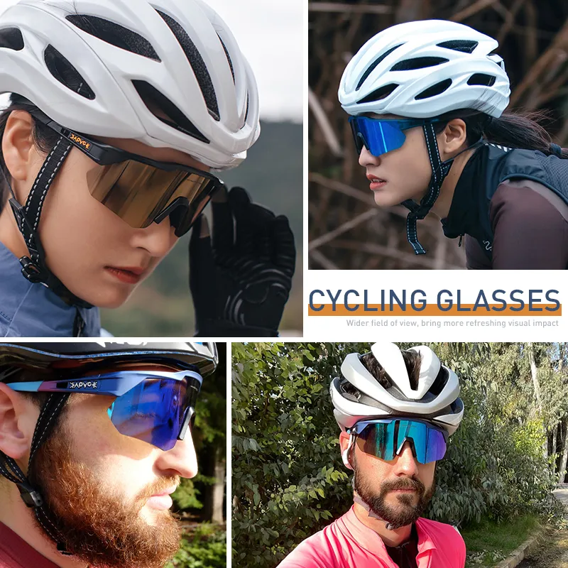 Sunglasses Kapvoe Cycling Glasses Polarized MTB Goggles Women Outdoor  Pochromic Bike Sunglasses Sports Man UV400 Riding Bicycle Eyewear 230411