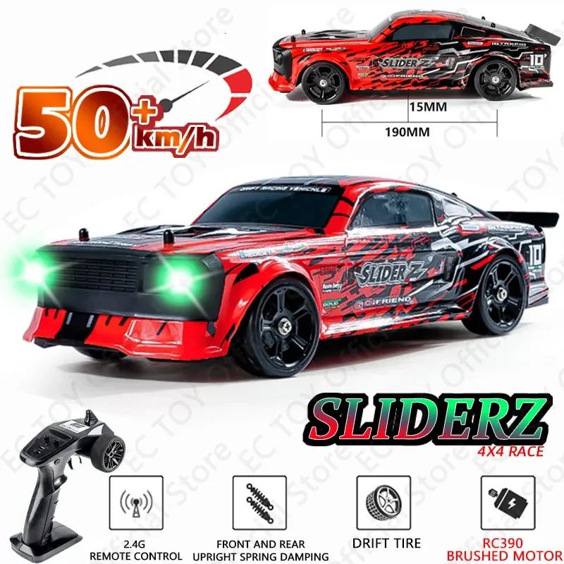 ElectricRC Car Haiboxing 2103 1 14 50kmh RC Car 24G 4WD عالية السرعة بنيت جيروسكوب عن بعد الشاحنات الانجراف مقابل Wltoys 144001 Toys 231110