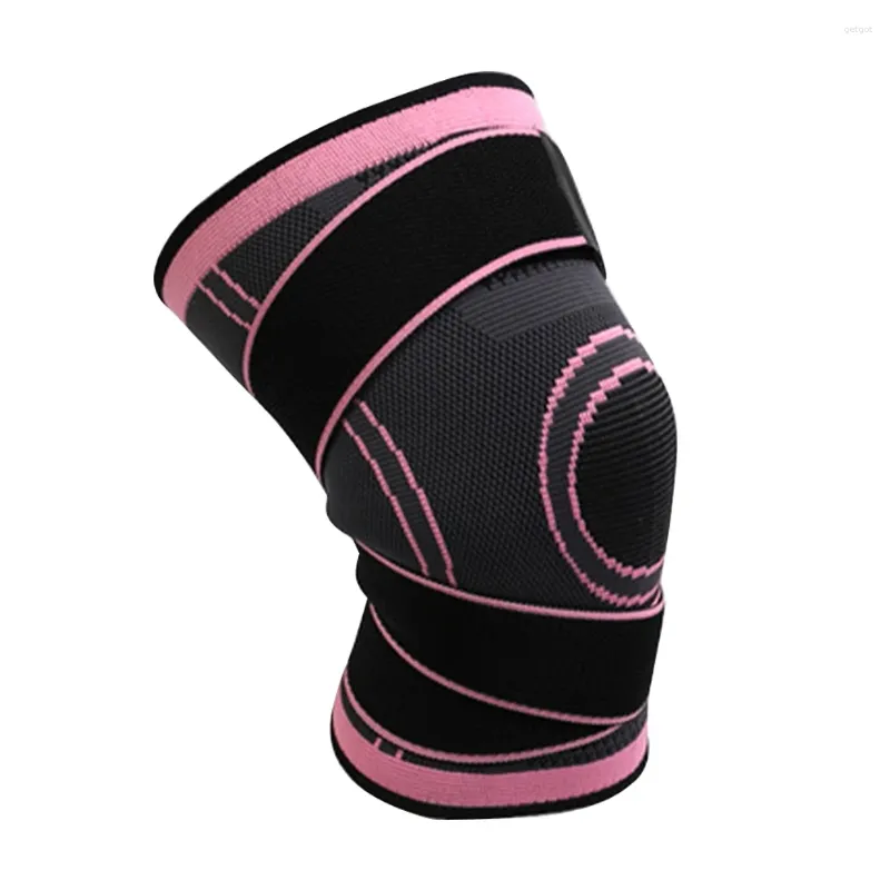 Genouillères 1pc sport course entraînement arthrite manchon de compression élastique soulagement de la douleur antidérapant attelle gymnastique rotule stabilisateur soutien