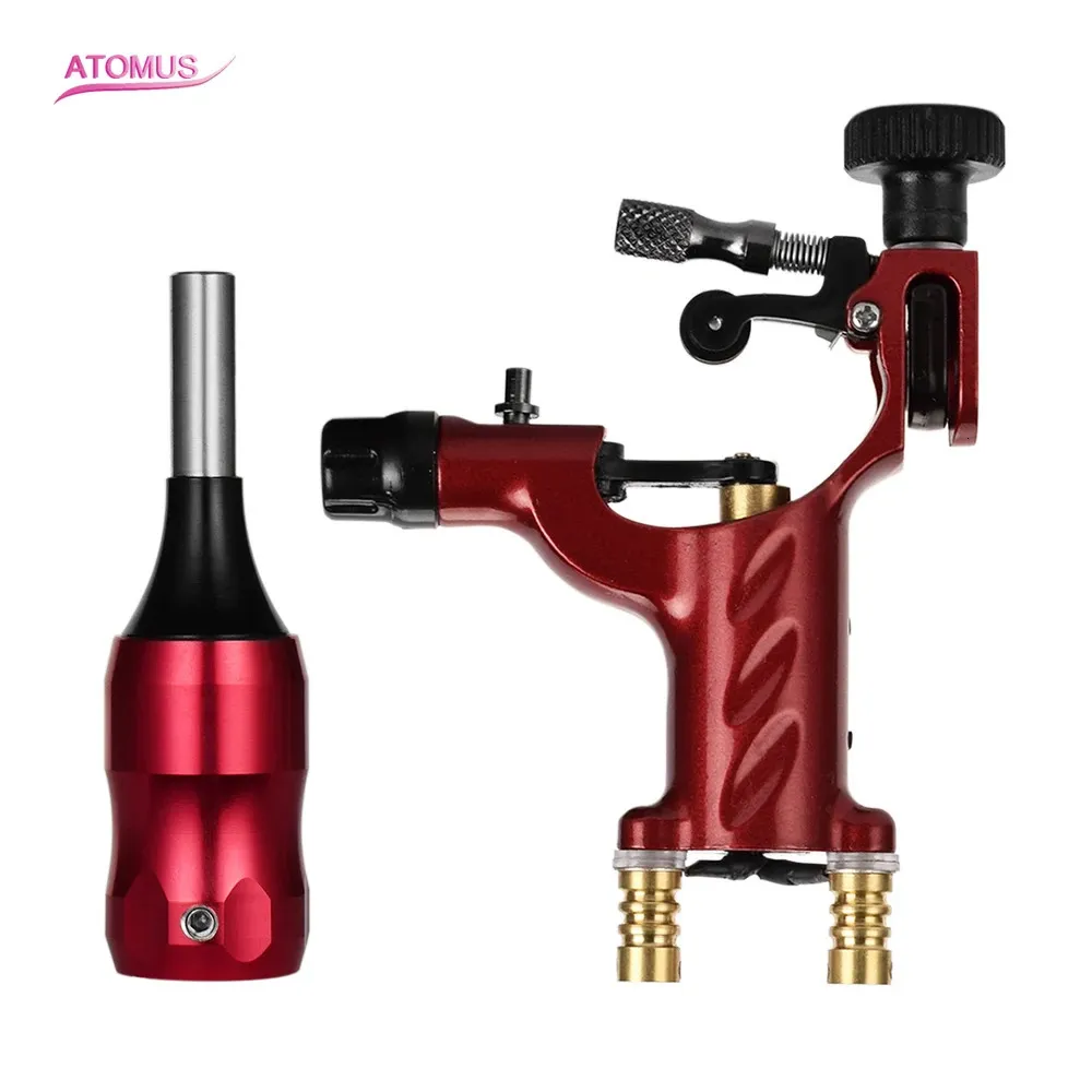 Machine à tatouer 1 Kit libellule rouge une poignée en acier inoxydable Maquina De Tatuagem Para Tatuar pistolet Tatto Tatuaje 231110