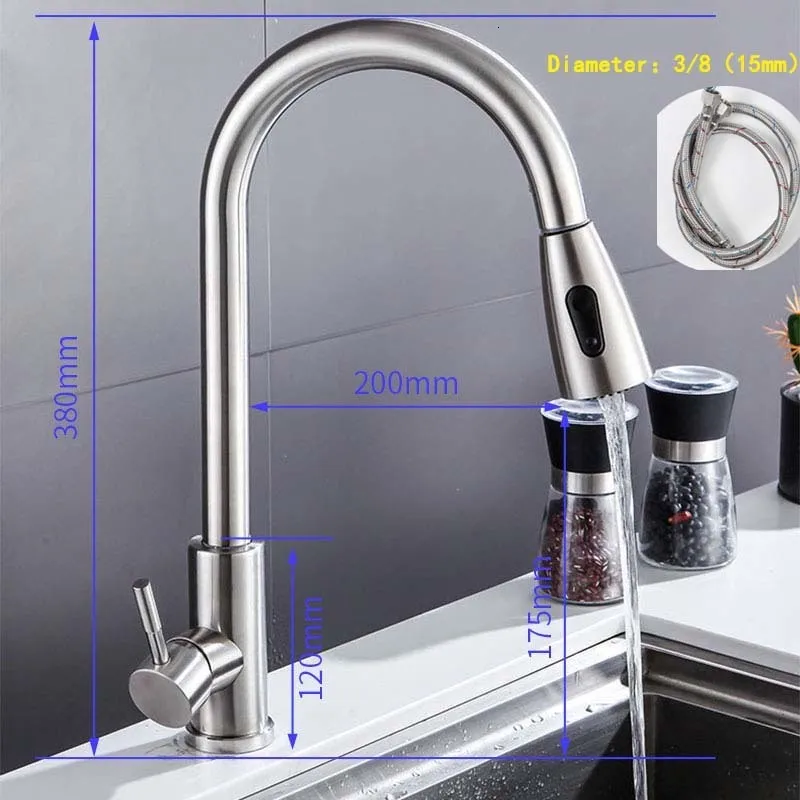 Testina Spray Per Rubinetto Cucina 2 Funzioni – Attacco G1/2, Antigoccia, In ABS Resistente, Ricambio Universale