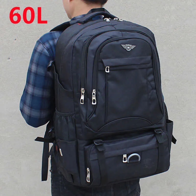 60L 40L Men Unisex Outdoor Backpack Travel Pack Sports Bag Pack Fishing Hiking Climbing Camping Rucksack For Male Women Female 230412