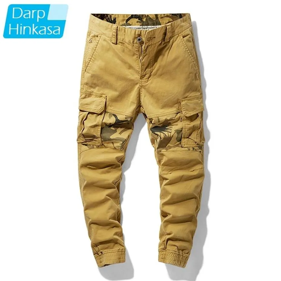 Marke Männer Mode Jogger Cargo Hosen Casual Sweatpant Lose Taktische Militärische Baumwolle Hosen Große Größe Streetwear 210715277q