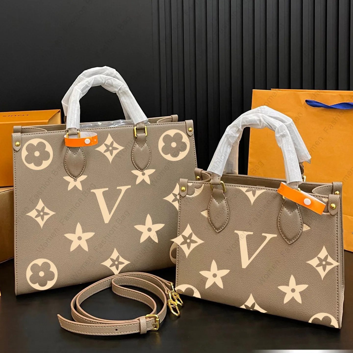 Luxury Onthego Bag Tote Bag Designer Handbags Bags Designer Women