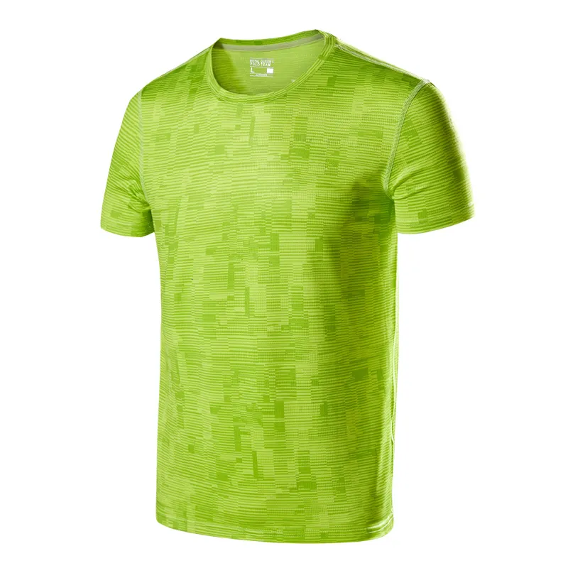 T-shirts voor heren Casual Ice Silk korte mouwen T-shirt Sneldrogende kleding Zomer Solid kleur Mesh Ademende plus size7xl 8xl Sportswear 230412