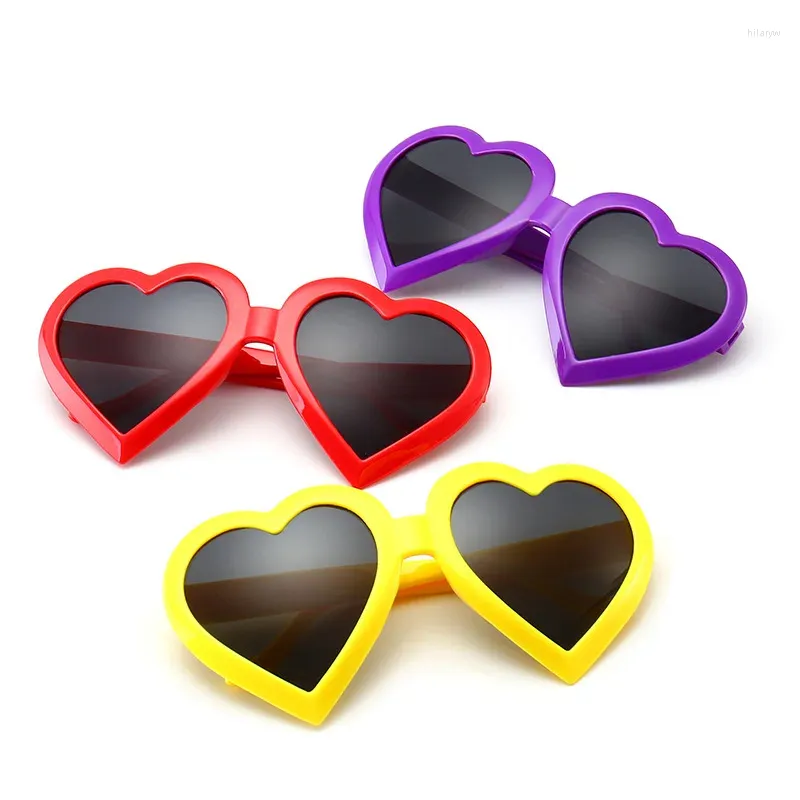 Sunglasses Luxury Heart Glasses Women Lenses Driving Sunglass Female Pink Sun UV400 Black Eyewear