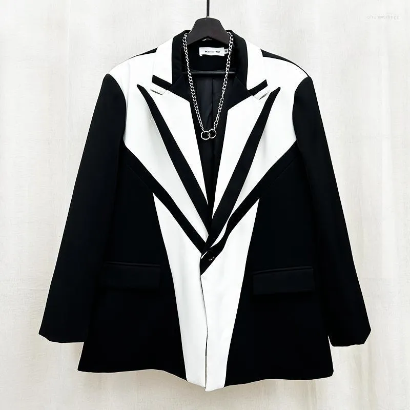 Men's Suits Gh0873 Fashion Men's Coats & Jackets 2023 Runway Luxury European Design Party Style Clothing