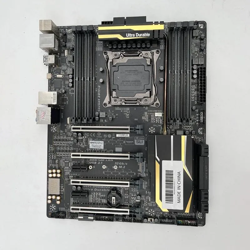 Moderbrädor x99 GA-X99P-SLI Desktop Motherboard för Gigabyte LGA2011-V3 128GB DDR4 PCI-E 3.0 P