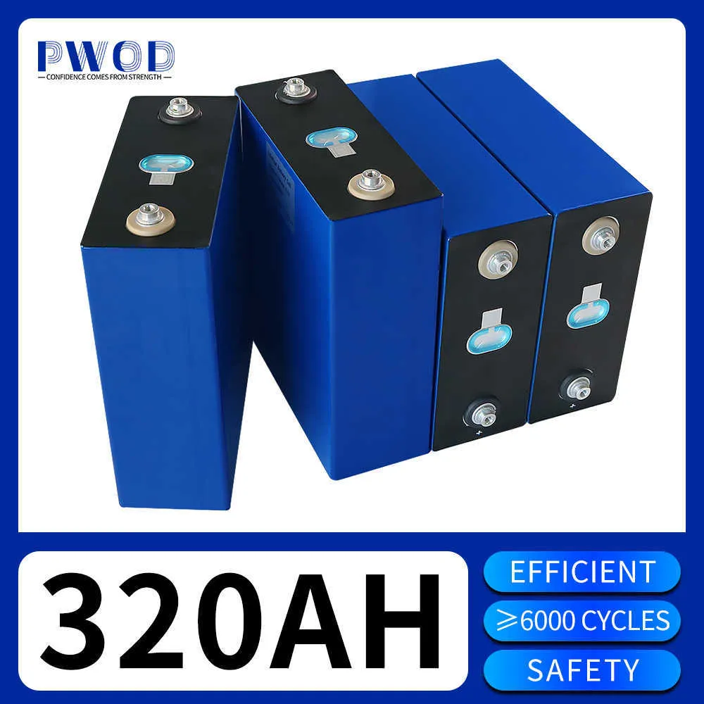 Lifepo4 Battery 320AH DIY 12V 24V 48V Lithium Iron Phosphate Cell High