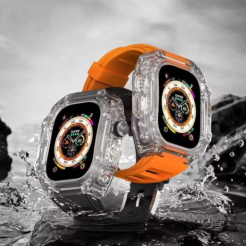 Para Apple Watch Ultra 8 Series 49 mm tela de 1,99 polegadas pulseira colorida com relógio inteligente multifuncional