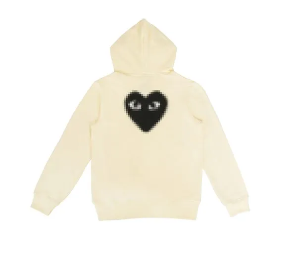 Designer herenhoodies Com Des Garcons Play Sweatshirt Cdg Zwart Multiheart Zip Up Hoodie xl Merk Zwart Nieuw damesvest Pullover y2k 6REQ