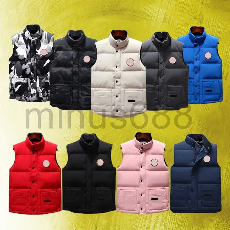 Mens Västar Mens Vests Mens Jackets Designer Vest Down Coats Sale Europe och USA Autumnwinter Cotton Canadian Goose Luxury Brand Outdoor New Designerfr