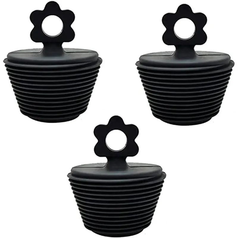 Sitle Colanders 3PCS Universal Tub Stopper Silikonowa wanna Stoppers Wtyczka odpływowa odpowiednia do zlewu łazienki w kuchni 230411