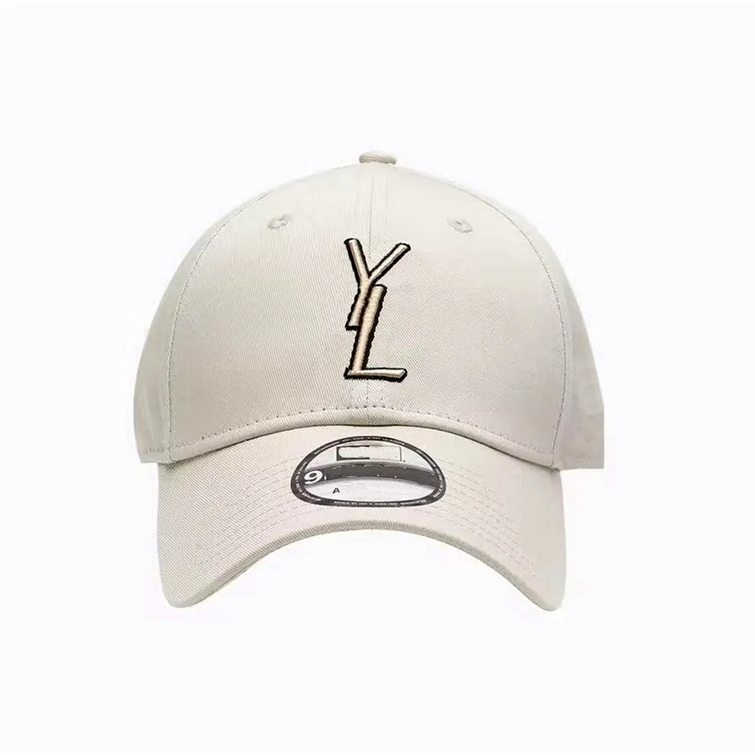 Kapelusz baseballowy kapelusz luksusowy litera litera stała kolorowa czapka temperament wszechstronny styl wielokrotne style do wyboru z świątecznej czapki prezentowej