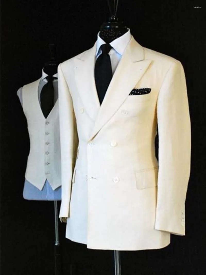 Мужские костюмы индивидуальная двухбортная мужская пиджака Blazers костюм на Хэллоуин Элегантный для свадьбы в роскошном костюме