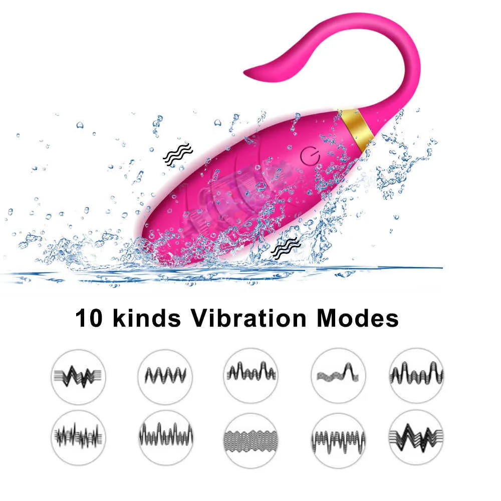 Nxy Eggs Wireless Vibrante per Donne G Spot Stimolatore Jump Ball Vaginale Kegel Trainer Telecomando Love Se_voghion.com