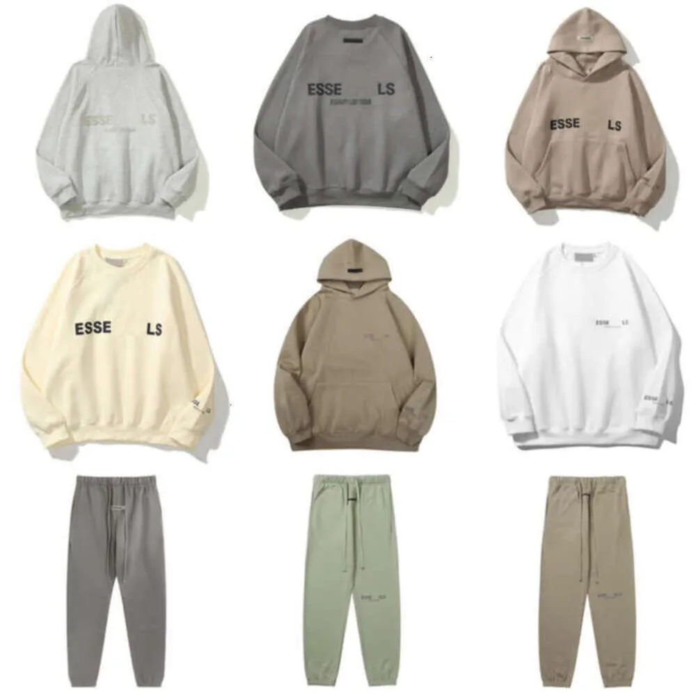 Modesweatshirts herrar tracksuits ess essentialhoodies hoodies man kvinnor pullover byxor jackor spårdräkt designer lös tröja huvtröja tröja zza3