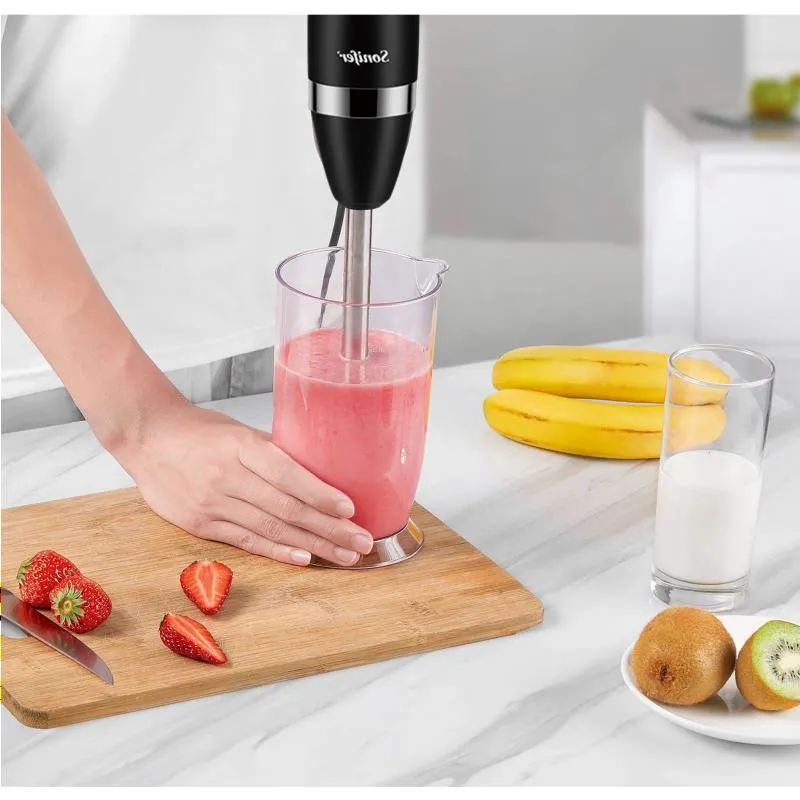 Freeshipping 400W 2 Speeds Electric Blender 4 w 1 Elektryczne koktajle kuchenne Mikser kuchenny jajka bijak gałęzie mięsny bdlai