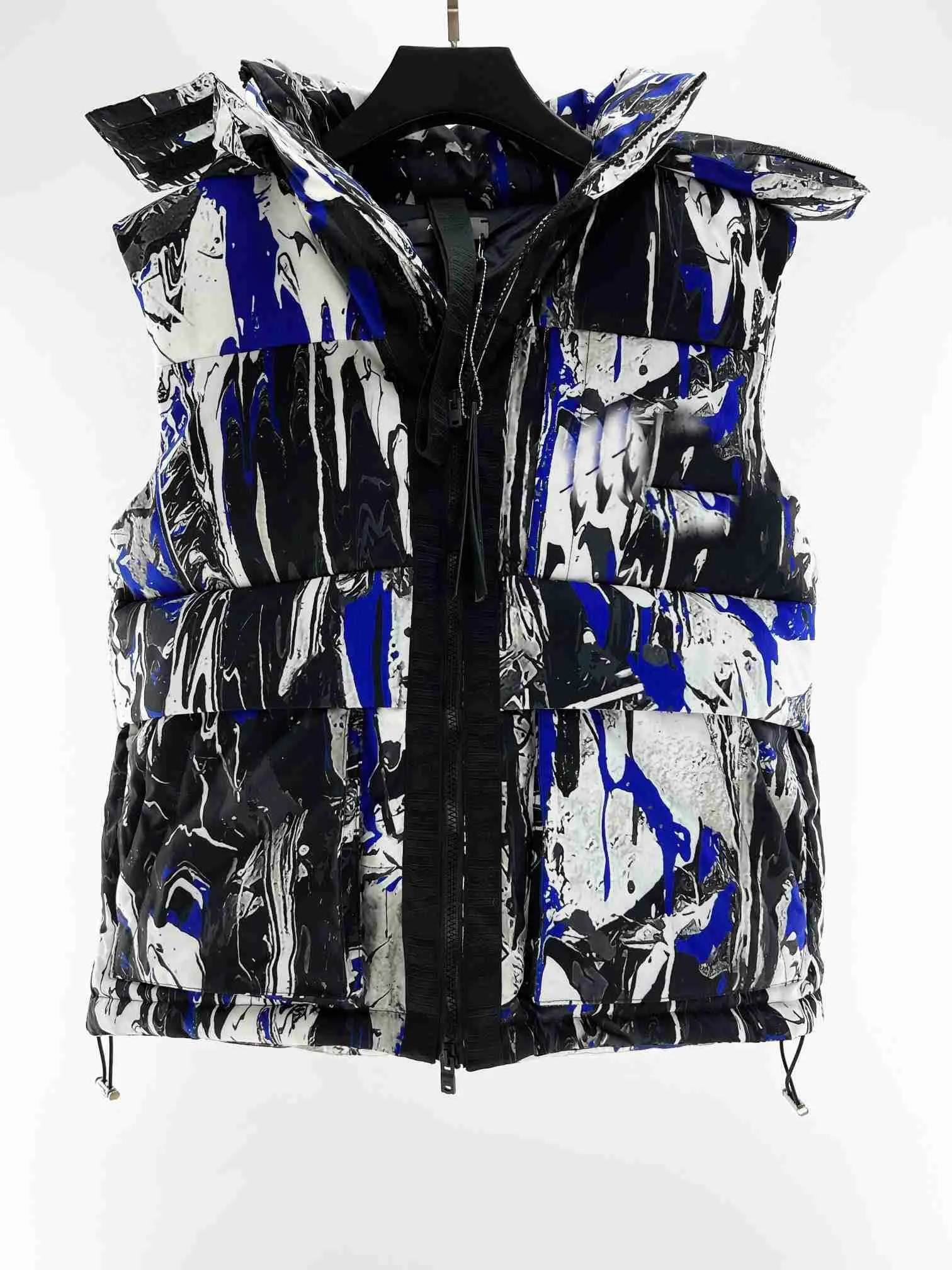 Piumino da uomo Piumino da uomo Designer Piumino invernale Stampa graffiti Uomo Cappotto senza maniche con cappuccio Parka Cappotto Causale Uomo Felpa con cappuccio Giubbotti Donna Maglione Cl 6fzx