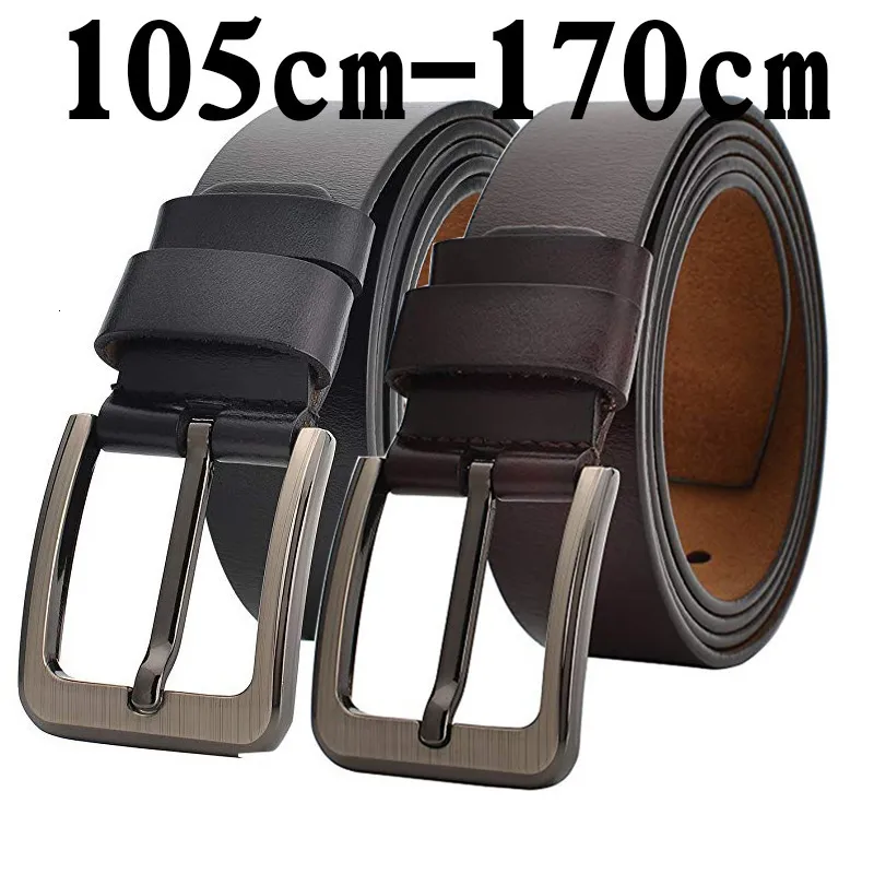 Ceintures CEXIKA Ceinture En Cuir Véritable Hommes 140 150 160 170cm Grande Taille Ceintures De Designer De Luxe Ceinture En Cuir De Haute Qualité Ceinture 230412