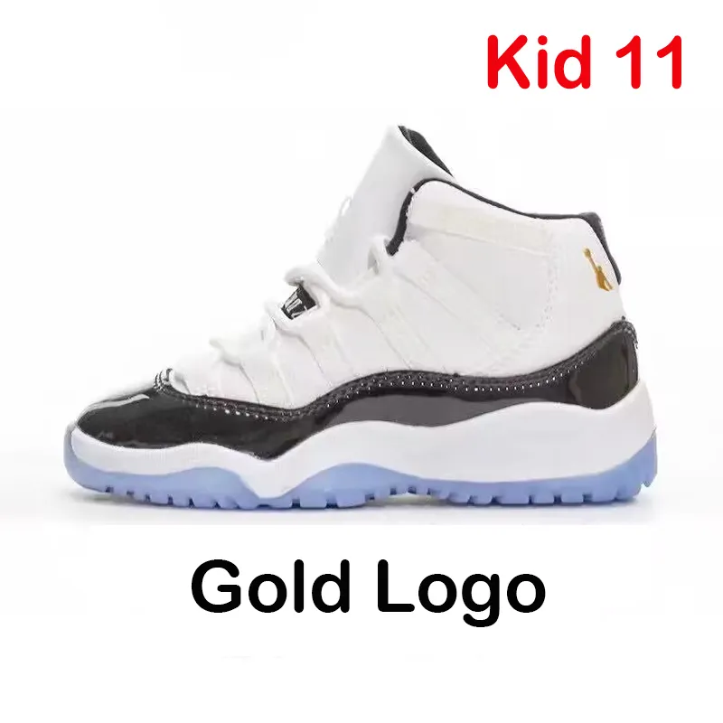 2023 Kids 11s Kid Basquete Sapatos Espaço Cool Cinza Jam Bred Concords Juventude Moda Meninos Sapatilhas Designer Bag Crianças Menino Menina Branco Atlético Crianças Ao Ar Livre