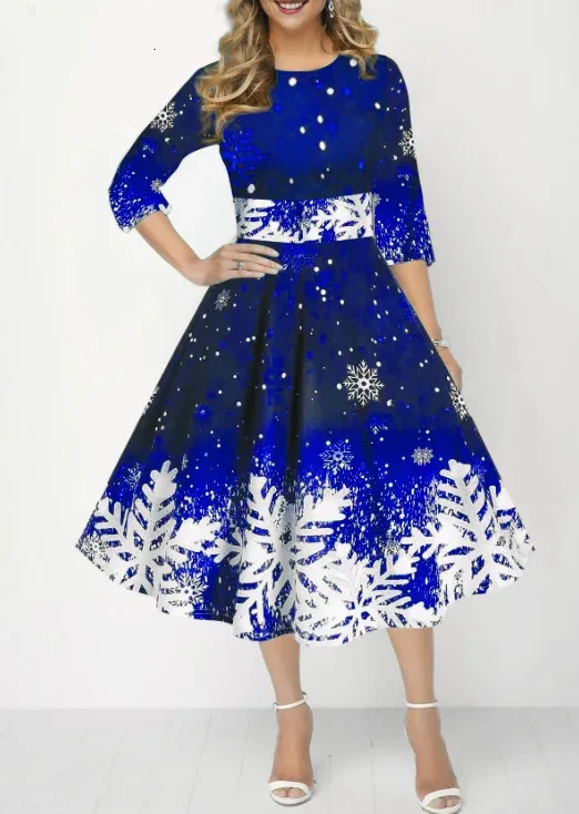 blue christmas dress All I Want Navy Tartan Plaid Midi Dress – Shop the Mint