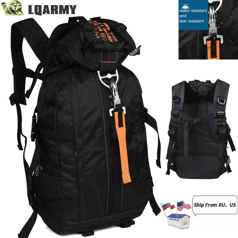 Reise-Wanderrucksack Trekking-Camping-Rucksäcke Wasserdichter Wander-Tagesrucksack Leichter Outdoor-Sport-Reiserucksack für Männer 230412