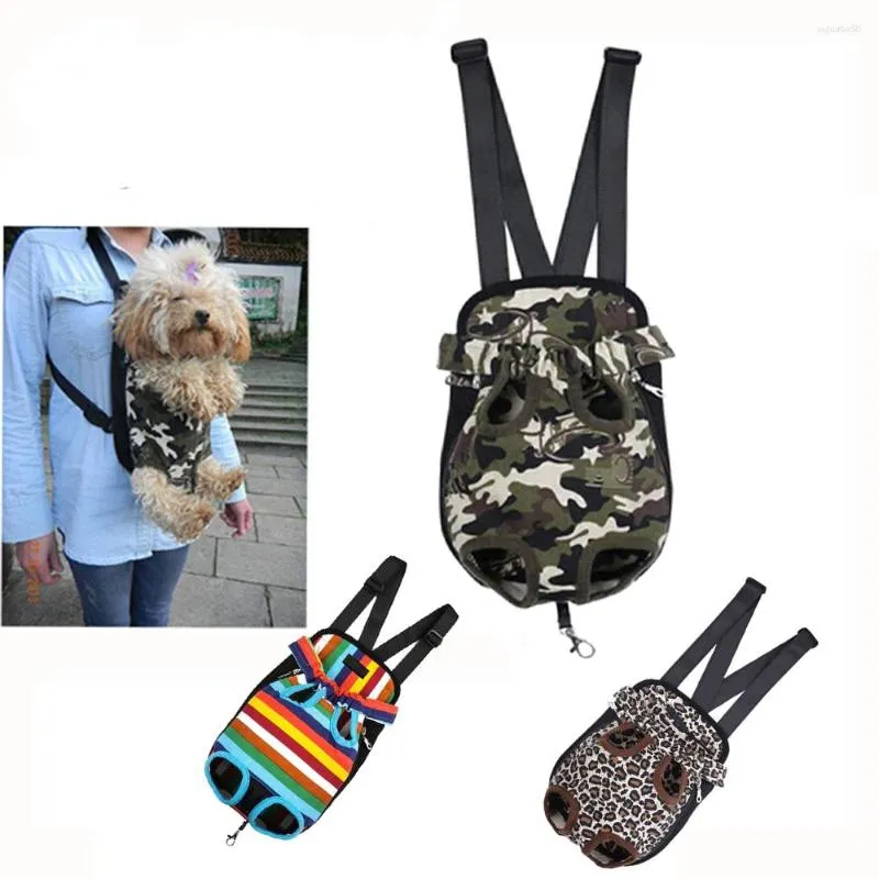 Dog Car Seat Covers Pet Carrier Backpack Legs Out Front Facing Chest Bag For Cat Small Dogs Hands Free Travel By Walking