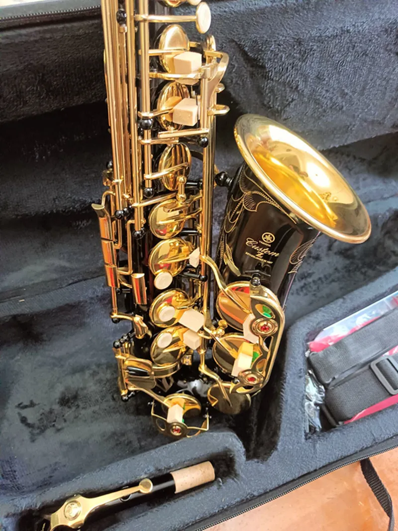 Det bästa svarta altsaxofonen YAS-82Z Japan Brand Alto Saxophone E-Flat Music Instrument med Case Professional Level