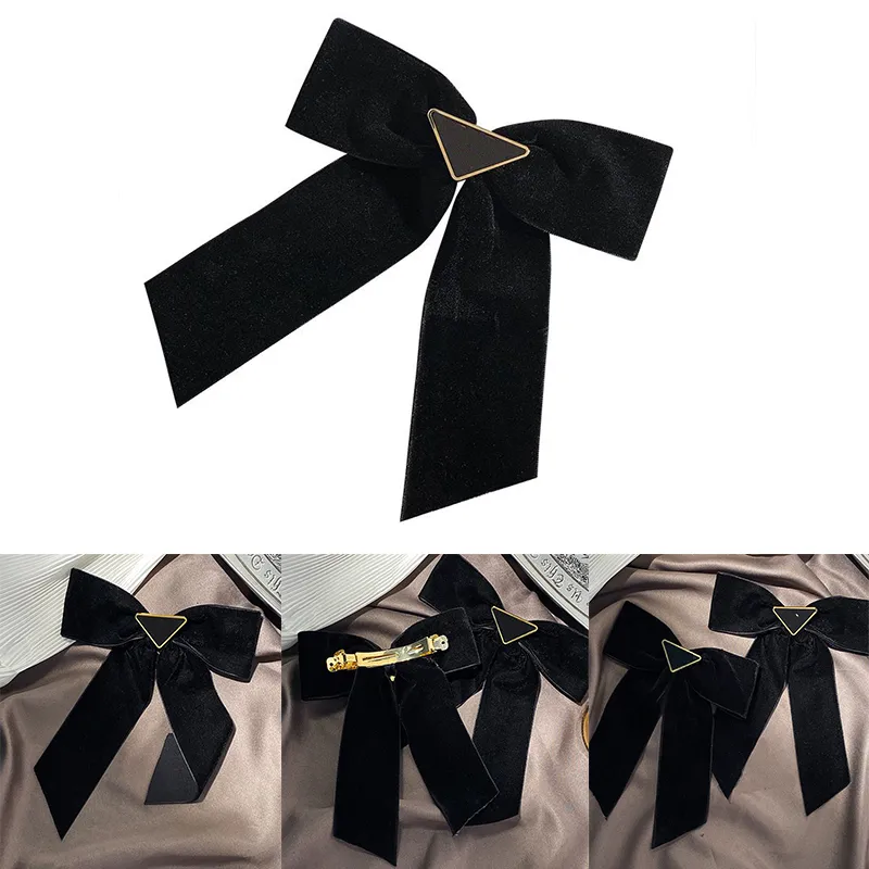 Barnens hårkort för flickor PRA Black Bow Tie