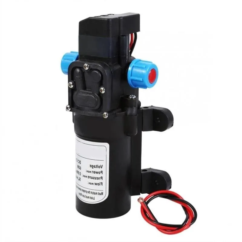 DC 12V elektrisk membranvattenpump 08MPA Automatisk switchvattenpump 5L/min Högtryck bil tvätt sprayvattenpump mllen