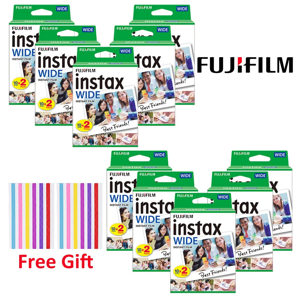 Película Para Fujifilm Instax Wide 210 200 300 100 500AF Cámara Instantánea  10200 Hojas Mini S Po Paper 230412 De 67,19 €