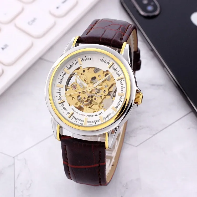 Omeg Wristwatches for Men 2023 Novos relógios masculinos 40mm três pontos Automático relógio mecânico de luxo de luxo Strap homens Moda