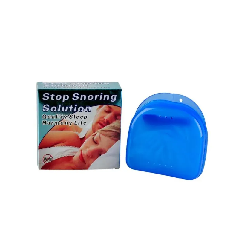 Sluta snarkningslösning Anti Snore Mouthpiece Soft Silicone Abs Good Night Sleeping Apnea Guard Bruxism Tray Snning Cessation BJ