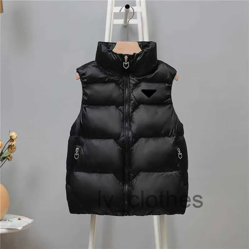 2023 Automne / Hiver Débardeur pour femme Veste moelleuse Veste de créateur sans manches Manteau pour femme Mat Slim Fit Épaissi Chaud Couple Manteau pour homme Street Apparel S-2XL