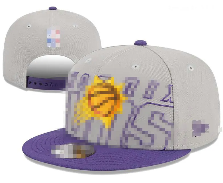 Phoenix''suns''ball Caps 2023-24 Unisexe Mode Coton Baseball Snapback Hommes Femmes Chapeau de Soleil Broderie Printemps Eté Casquette En Gros A10