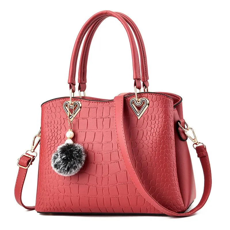 HBP Damen Handtaschen Geldbörsen Tote Bag Patchwork Damen Handtasche Geldbörse CrossbodyBags Rosa Farbe 1015