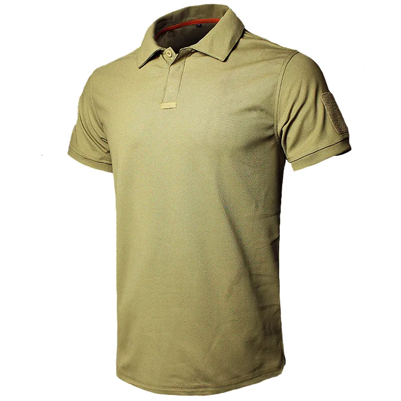 Polos Mege Drop Męska koszula Polo Summer Tactical Air Force Casual Military Short Rleeve Polo Shirt 230412