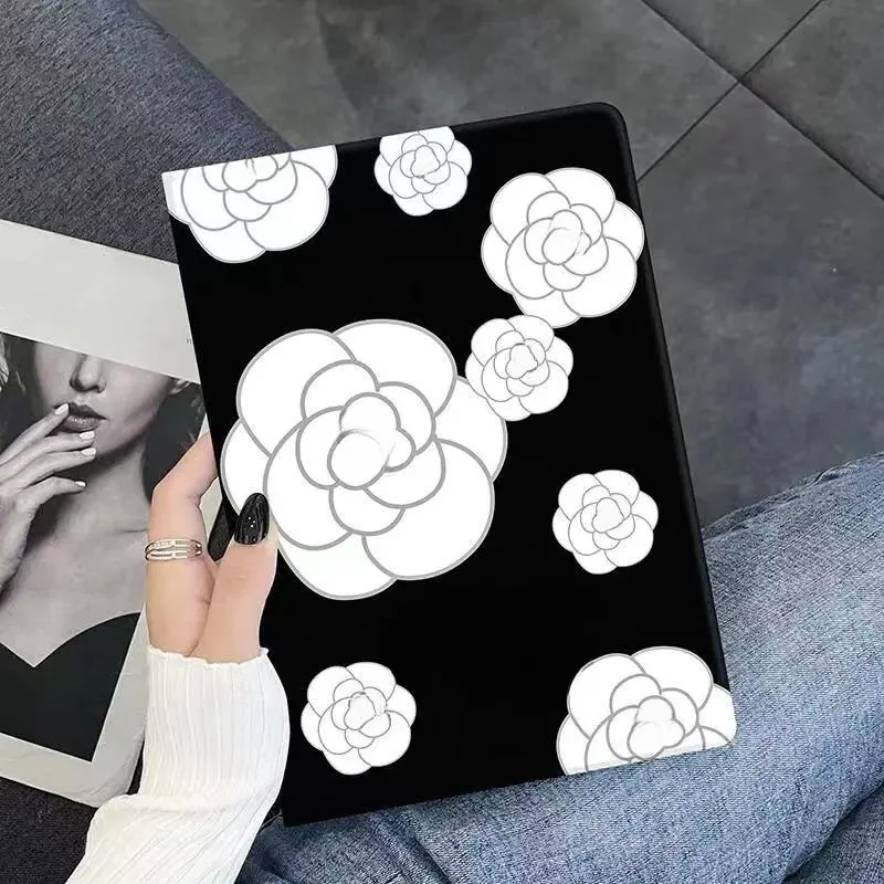 Designer Fashion Luxury Custodia per iPad Dormienza in pelle per iPad mini123456 Custodia per iPad Aii Series air12345 iPad234 pro18 20 22 CHANFLOWER Supporto classico